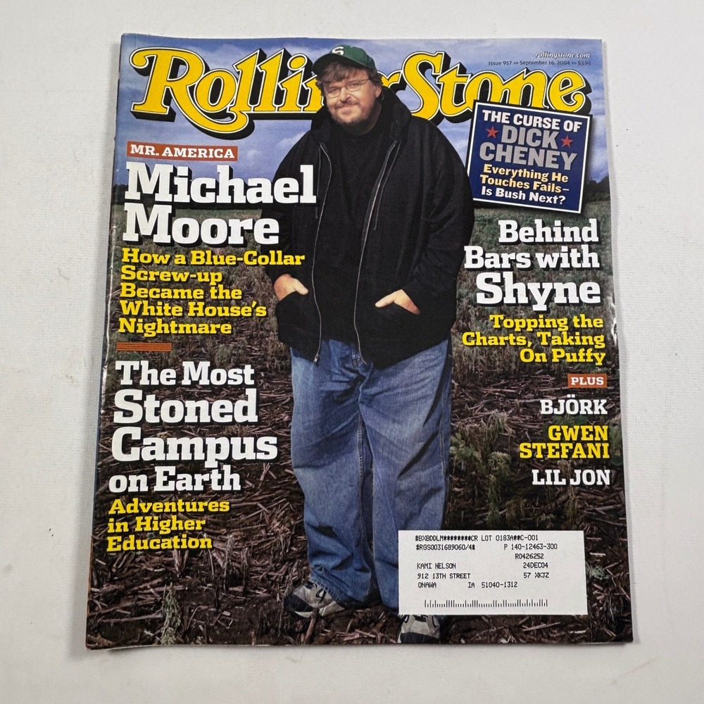 Rolling Stone Magazine Issue 957 September 16 2004 Michael Moore Bjork Lil Jon